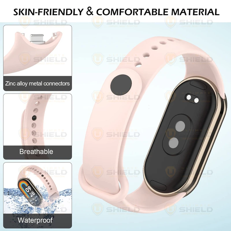 عکس شماره 4 : بند آلتیمیت شیلد مدل mbnd مناسب برای ساعت هوشمند شیائومی mi band 9-10 (12mm)