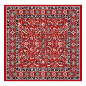 رومیزی مخمل مدل یزدی کد M.O.R_100 سایز 100×100 سانتی متر
