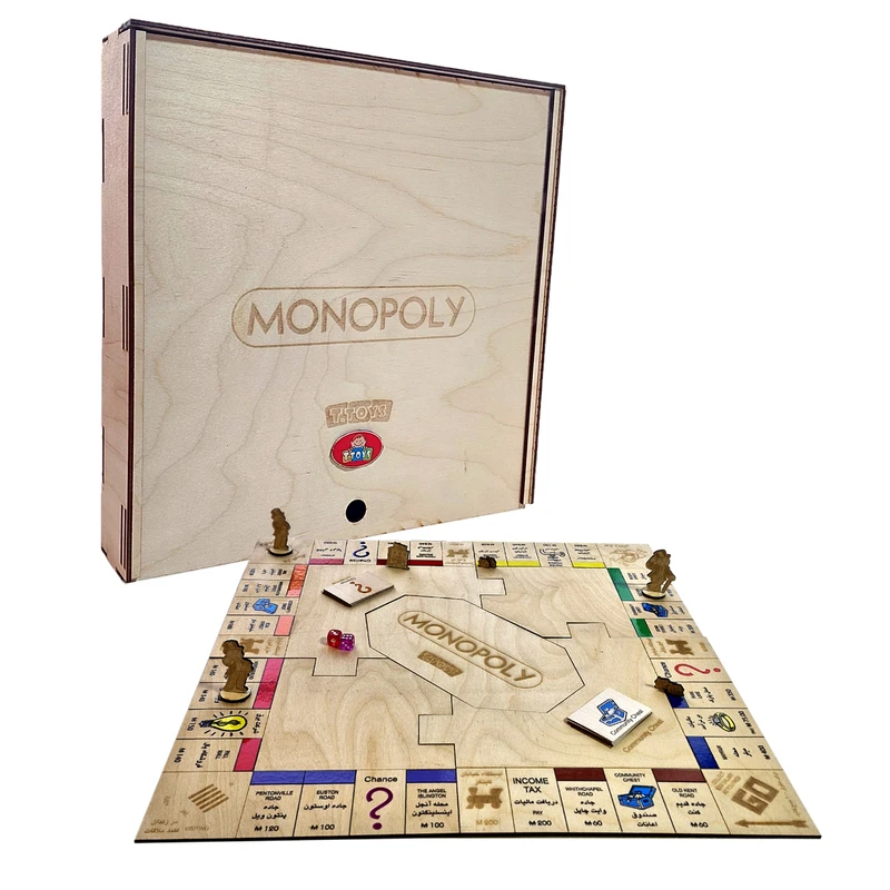 بازی فکری تی توی مدل مونوپولی مناسب برای 8 سال به بالا