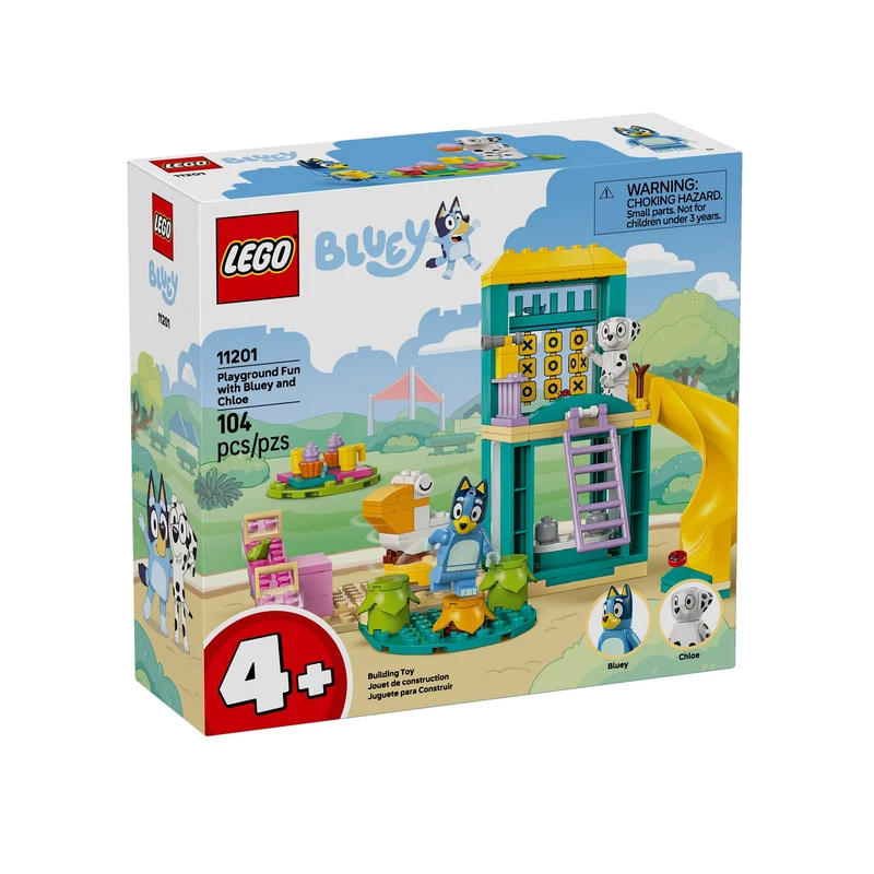 لگو 104 تکه سری Bluey مدل Playground Fun with Bluey and Chloe کد 11201
