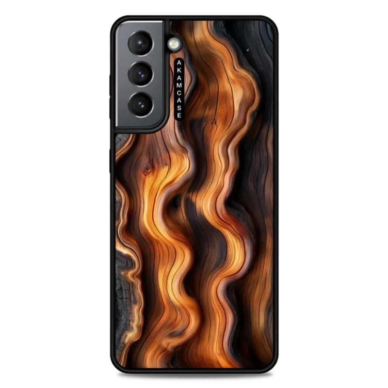 کاور آکام مدل AMC-WSGS21-WOOD-16 مناسب برای گوشی موبایل سامسونگ Galaxy S21