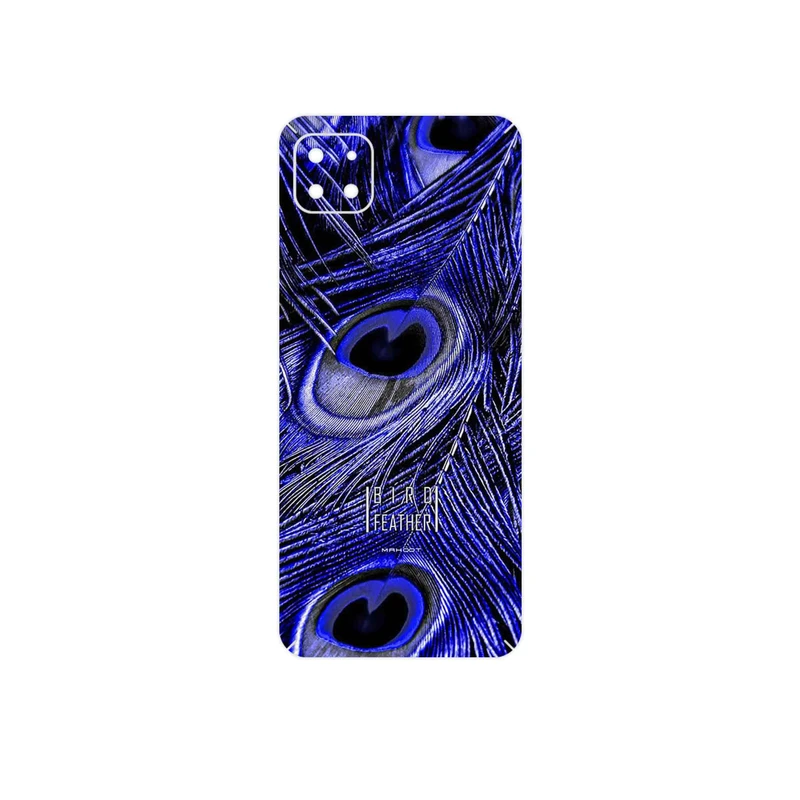 برچسب پوششی ماهوت مدل Purple Feather مناسب برای گوشی موبایل سامسونگ Galaxy A22 5G