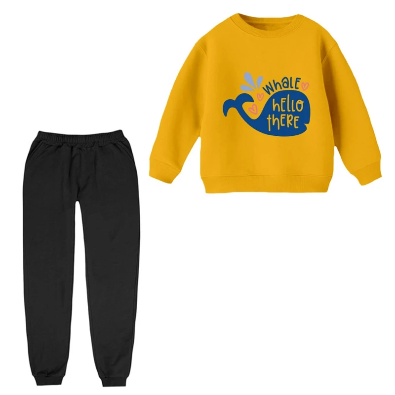 ست سویشرت و شلوار  راحتی بچگانه مدل وال کوچک