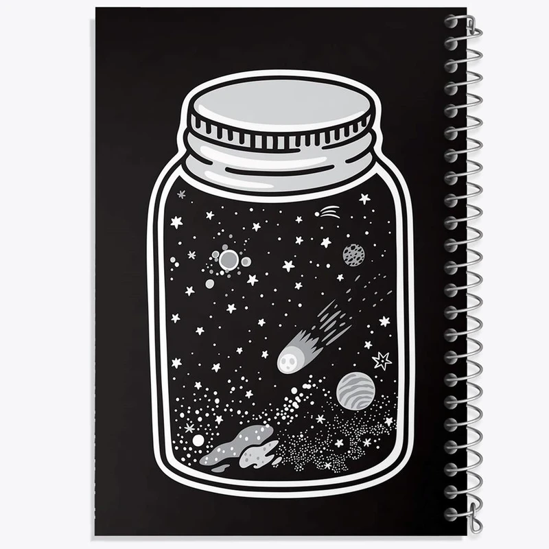 دفتر مشق 50 برگ خندالو مدل فضایی کد 25136