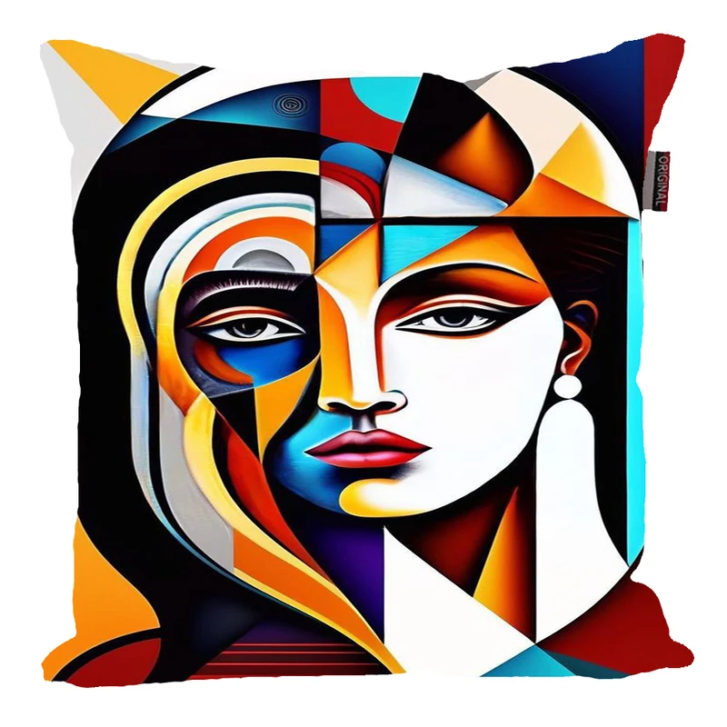 کوسن پاد آفرین مدل فانتزی طرح چهره کد p461