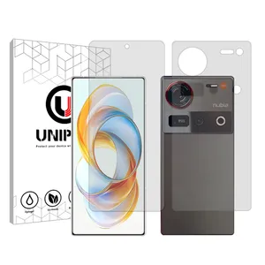 UNIPRO Explosion Proof model transparent screen protector suitable for ZTE nubia Z70 Ultra mobile phone along with the back protector