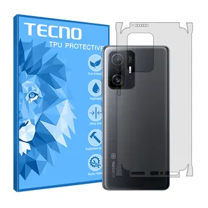 Tecno brand shockproof clear back protector glass for Xiaomi 11T Pro