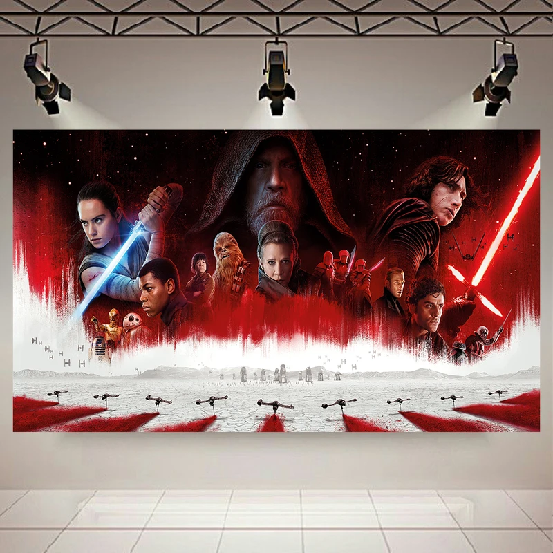 استیکر طرح جنگ ستارگان مدل Star Wars The Last Jedi کد AR1311