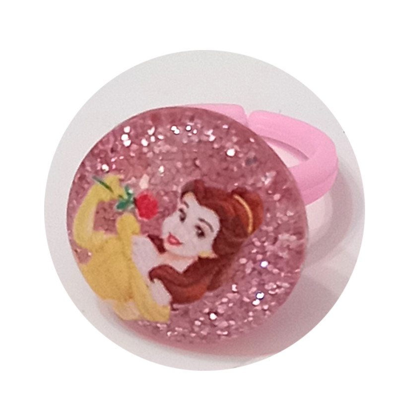 انگشتر دخترانه مدل پرنسس کد 814