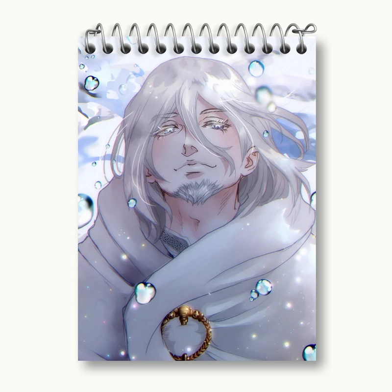 دفتر یادداشت 50 برگ خندالو مدل اسکیل انیمه حماسه وینلند Vinland Saga کد 27484