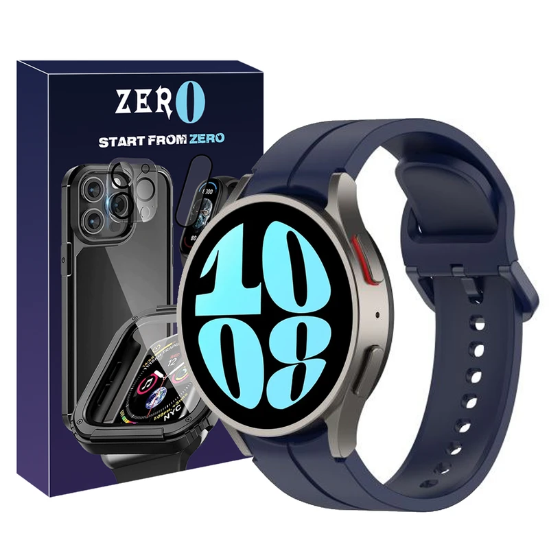 بند زیرو مدل Silic ORG AC-ZR مناسب برای ساعت هوشمند سامسونگ Galaxy Watch 6 40mm