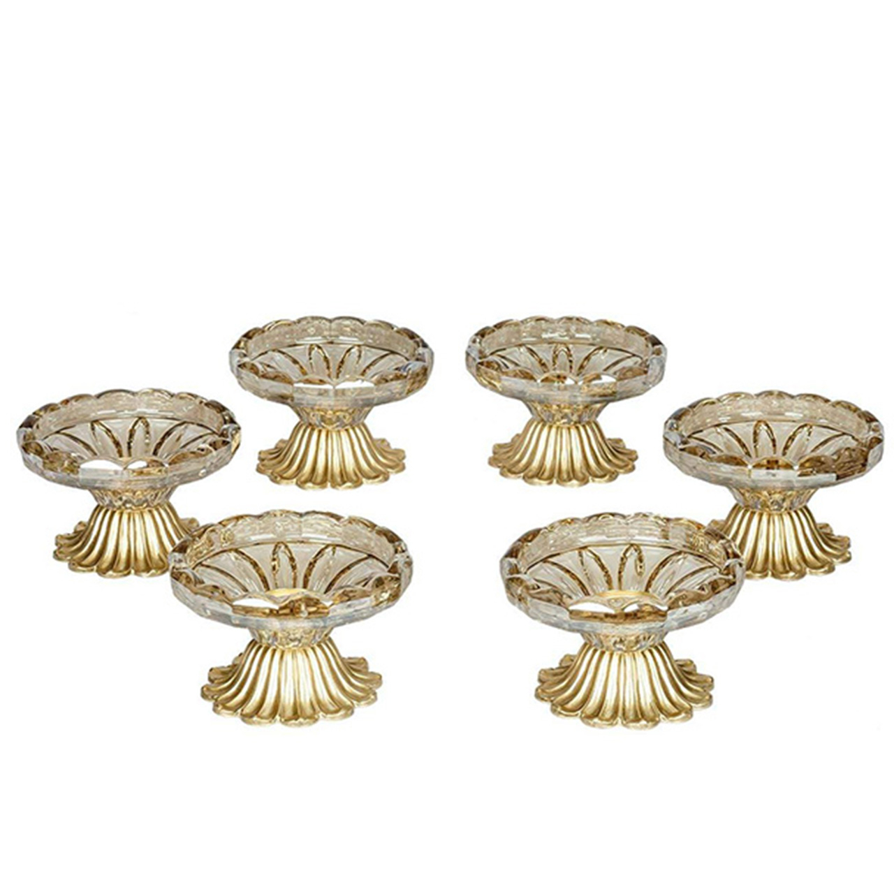مجموعه ظروف هفت سین 6 پارچه چشمه نور مدل C2118