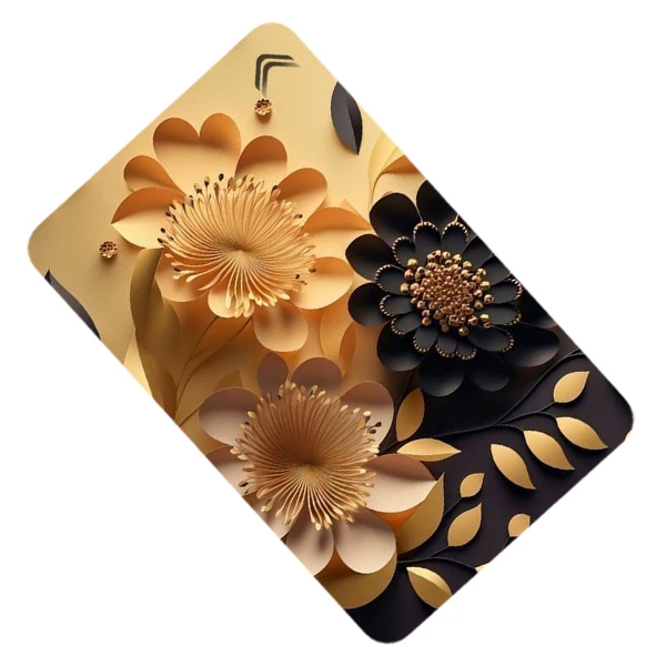 استیکر کارت طرح گلدار مدل CAC429-K-G1-149