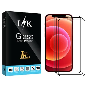 LKG LK Glass Ceramics Screen Protector For Apple Iphone 12/12Pro Pack Of 3