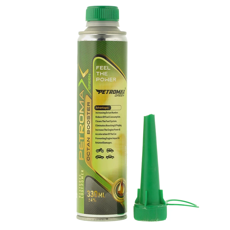 افزایش‌دهنده اکتان سوخت خودرو پترومکس مدل گرین حجم 330 میلی‌لیتر