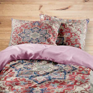 سرویس روتختی مدوپد طرح فرش هریس مدل C-Heris11 یک نفره 4 تکه