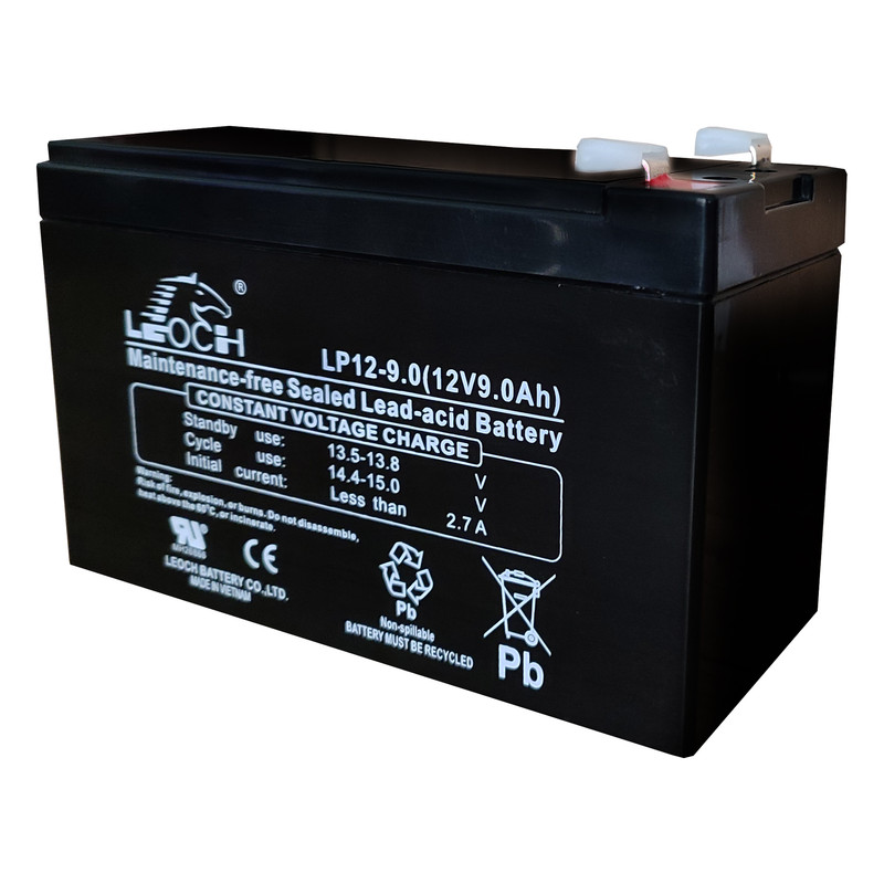 باتری سیلد اسید 12 ولت 9 آمپر ساعت لئوچ مدل LP12-9