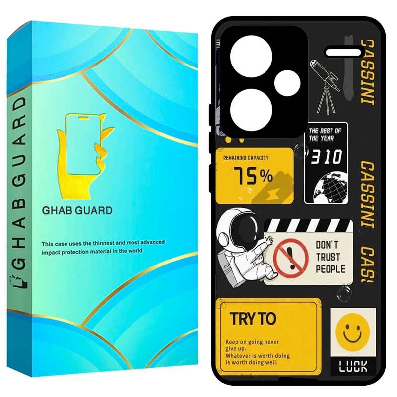 کاور قاب گارد طرح فضانورد مدل GCHPN13PL مناسب برای گوشی موبایل شیائومی Redmi Note 13 Pro Plus