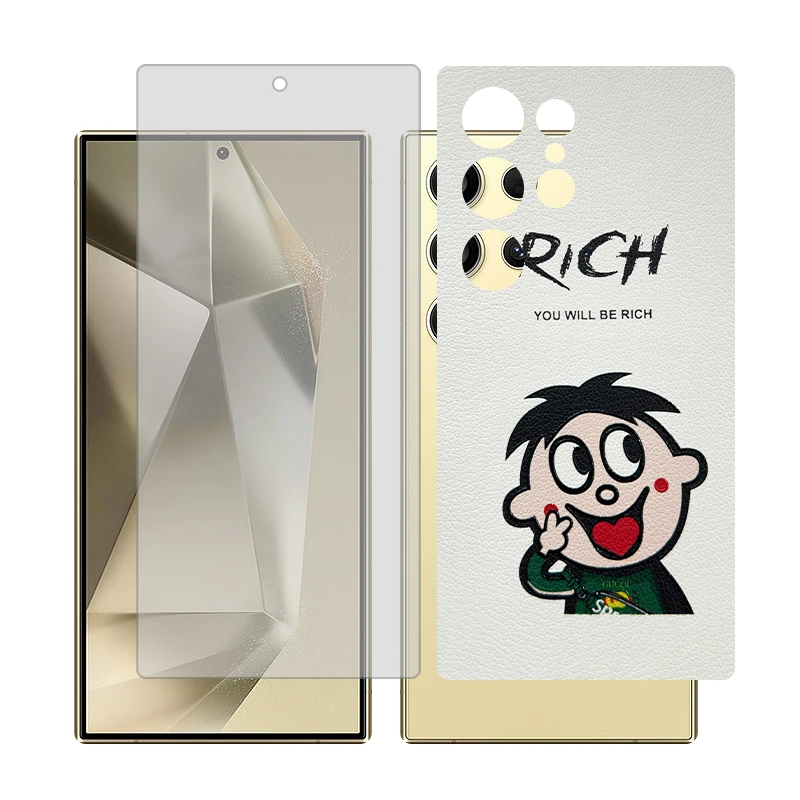 محافظ صفحه نمایش مات گلس مدل Together مناسب برای گوشی موبایل سامسونگ Galaxy S22 Ultra به همراه برچسب پوششی