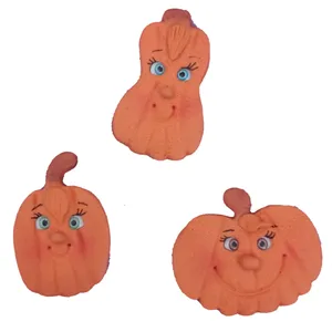 مگنت تزیینی مدل کدو هالووین بسته سه عددی