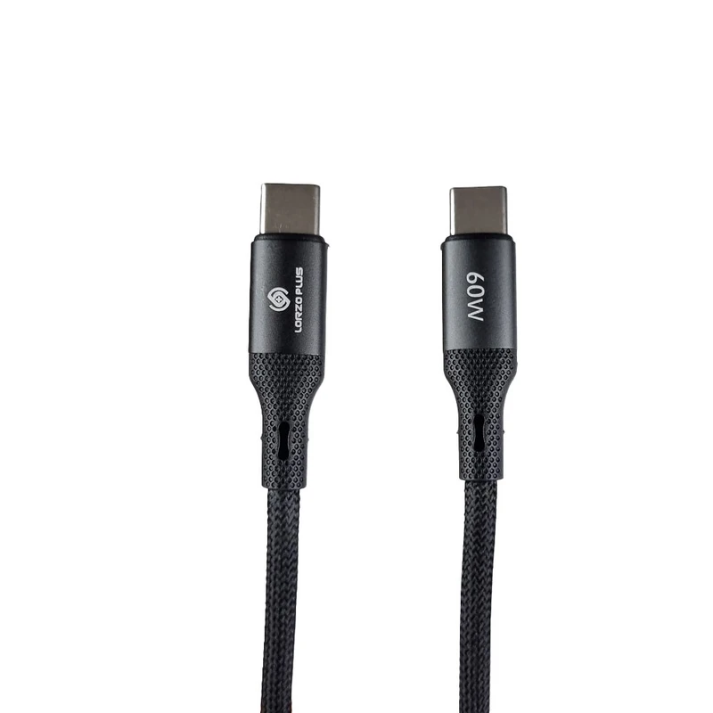 کابل USB-C لورزو پلاس مدل C40 طول 1.2 متر