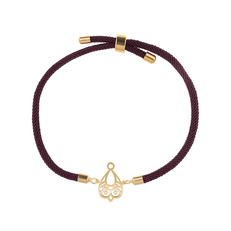 دستبند طلا 18 عیار زنانه مدوپد مدل اسلیمی کد D11-10627