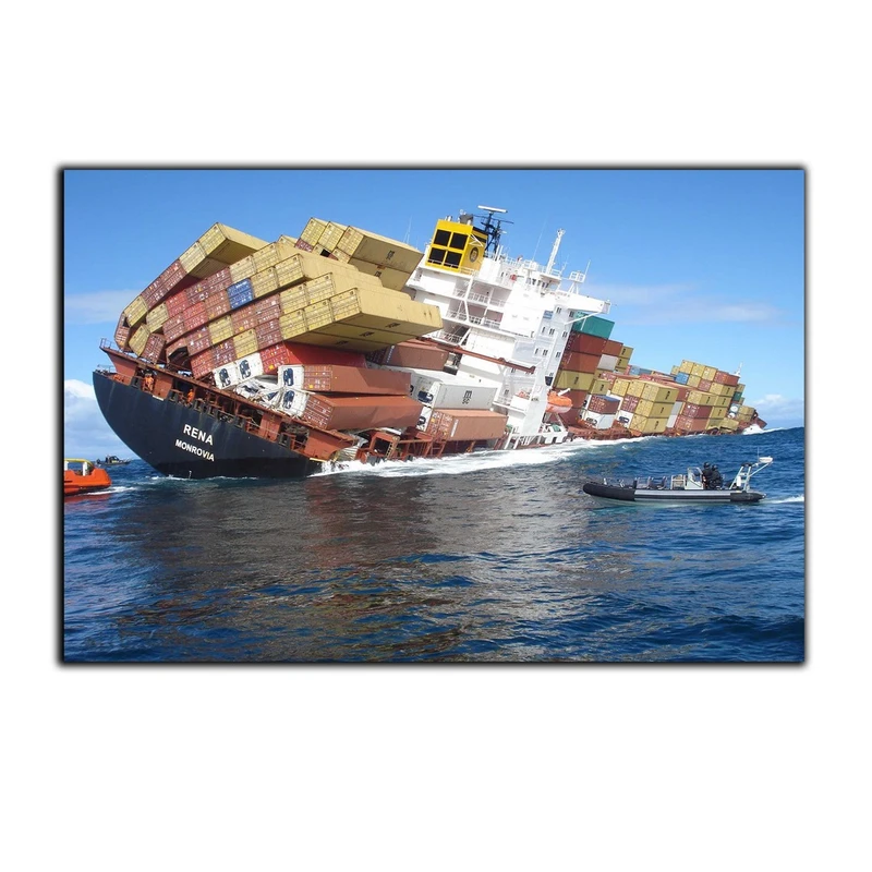 تابلو شاسی بکلیت طرح بیمه کشتی باربری مدل SH-S3893