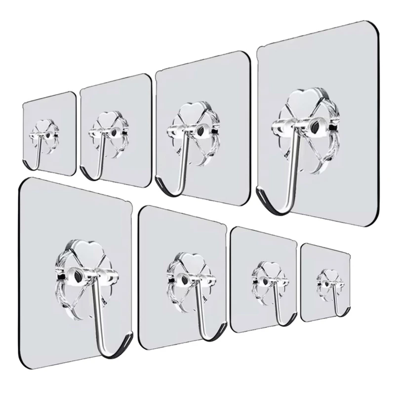 آویز حوله مدل شکوفه مجموعه 8 عددی