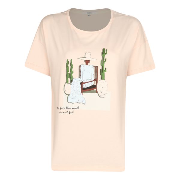 تی‌شرت آستین کوتاه زنانه سارک مدل 64813