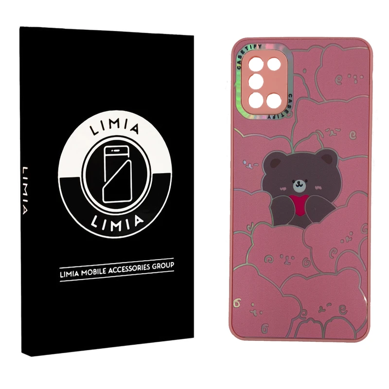 کاور لیمیا مدل فانتزی لنزدار طرح عروسکی شبرنگی مناسب برای گوشی موبایل سامسونگ Galaxy A31