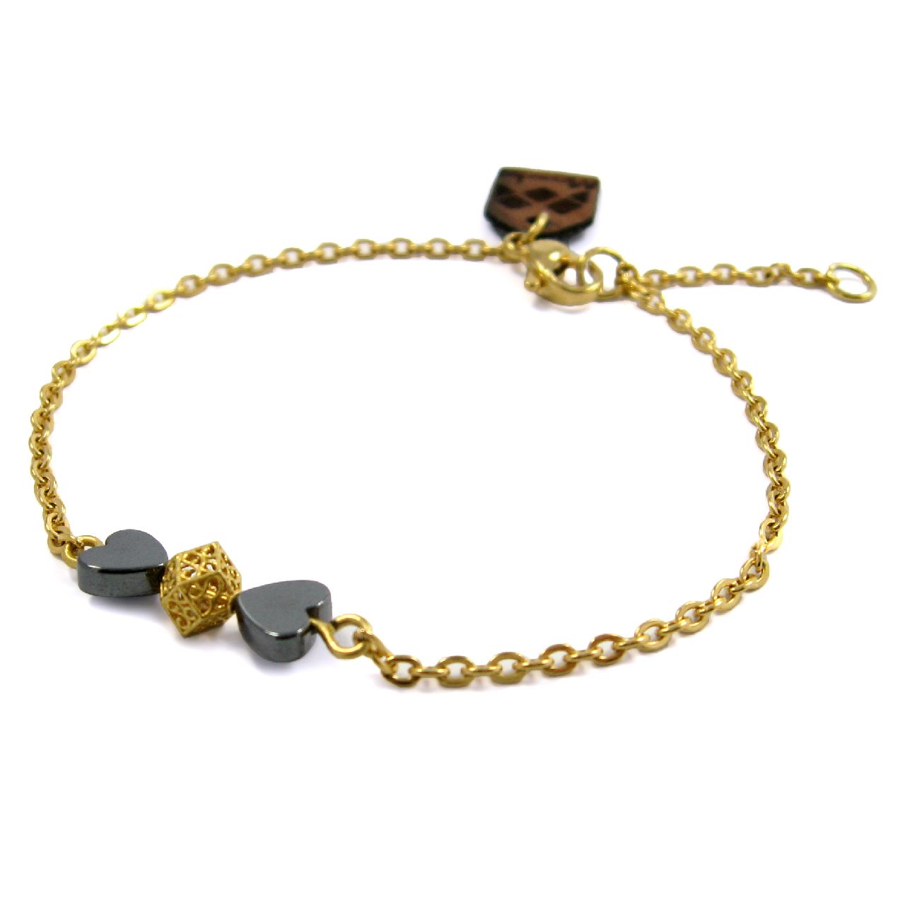 دستبند طلا 18 عیار زنانه مانچو مدل bfg111 -  - 6