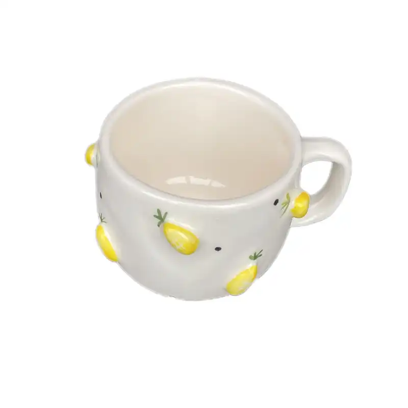 ماگ سرامیکی مدل آبمیوه طرح آناناس کد A04