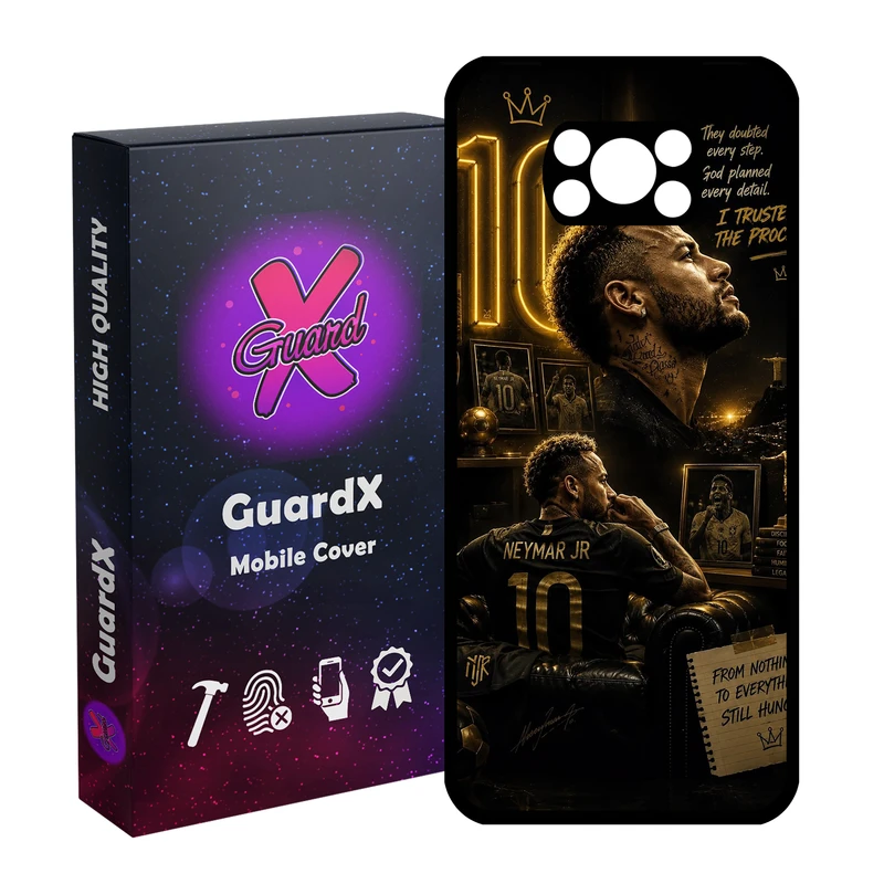 کاور گارد ایکس طرح Neymar مدل 11088 مناسب برای گوشی موبایل شیائومی Poco X3 NFC/Poco X3/Poco X3 Pro