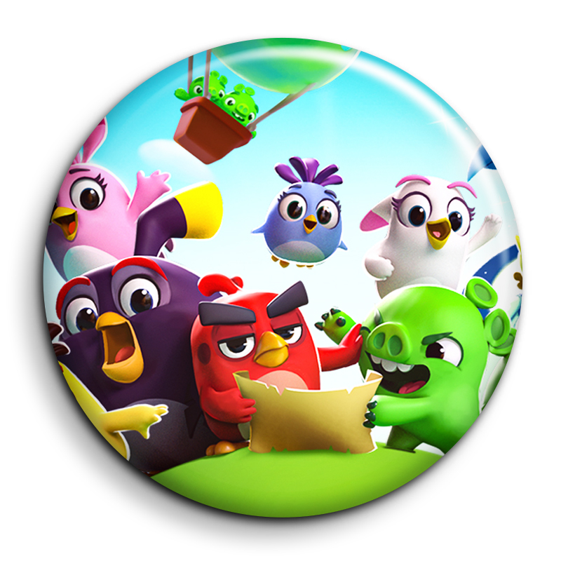 مگنت گالری باجو طرح پرندگان خشمگین کد Angry birds 14