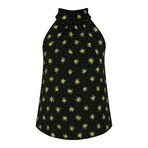 تاپ زنانه مدل یقه ایستاده