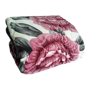 پتوی نگار یزد طرح گل پریما سایز 220x240سانتی متر