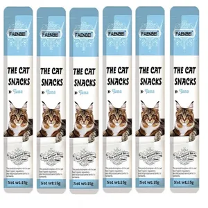 بستنی گربه فنبی مدل روزانه طعم تن وزن 90 گرم بسته 6 عددی