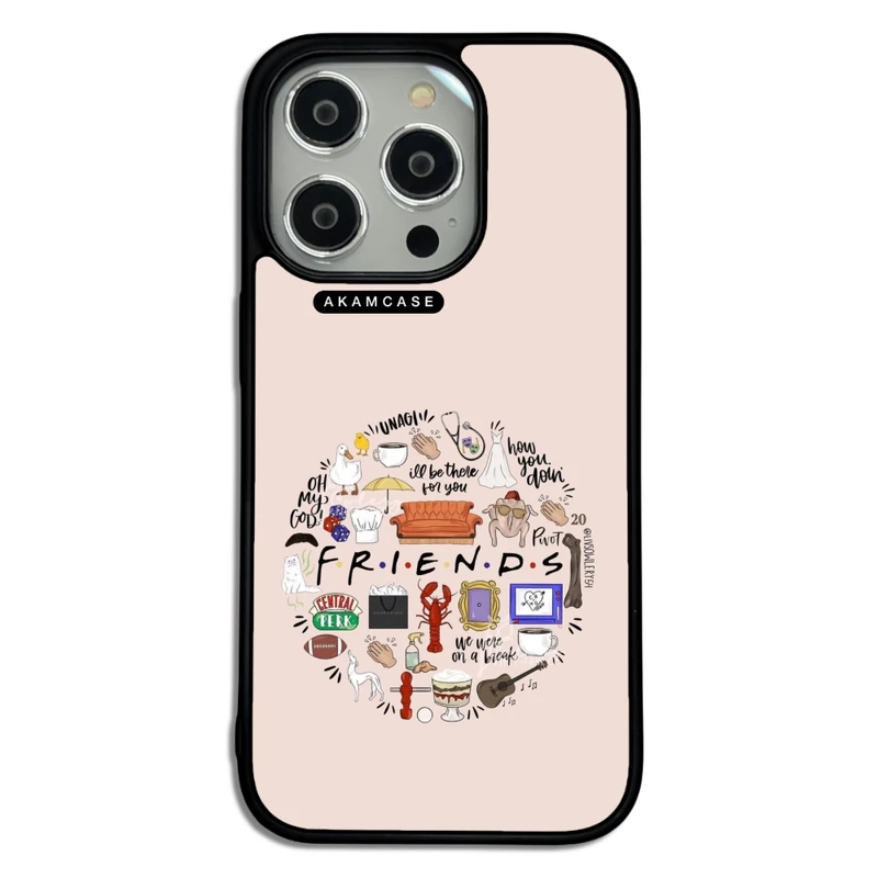 کاور آکام مدل AMCWA14PRO-FRIENDS3 مناسب برای گوشی موبایل اپل iPhone 14 Pro