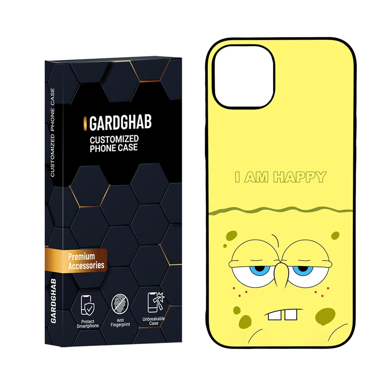  کاور گارد قاب مدل پشت گلس فانتزی مناسب برای گوشی موبایل  اپل  iPhone 15 Plus