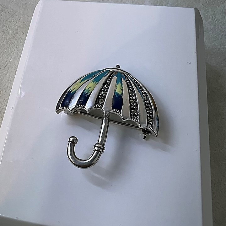 گل سینه زنانه مدل نقره کد glsr-2456