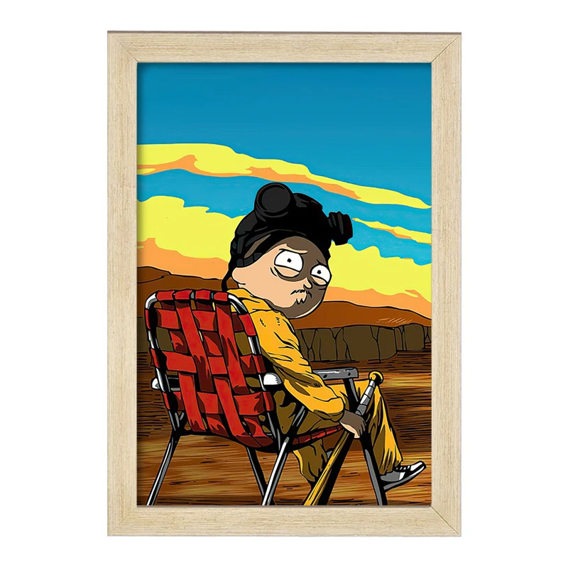 تابلو خندالو مدل انیمیشن ریک و مورتی Rick and Mort کد 26382