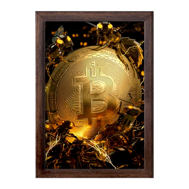 تابلو خندالو طرح بیت کوین (Bitcoin) کد F911