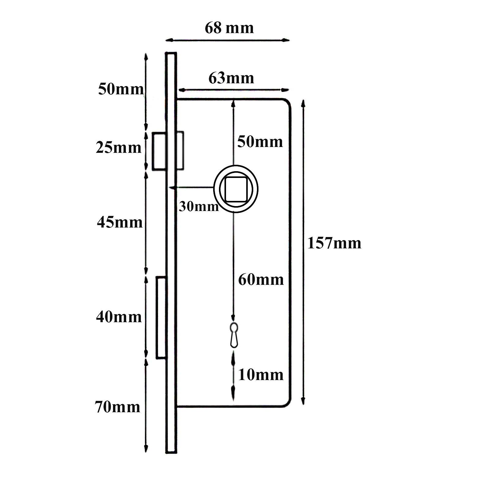 قفل در ناندل کد ki-4021