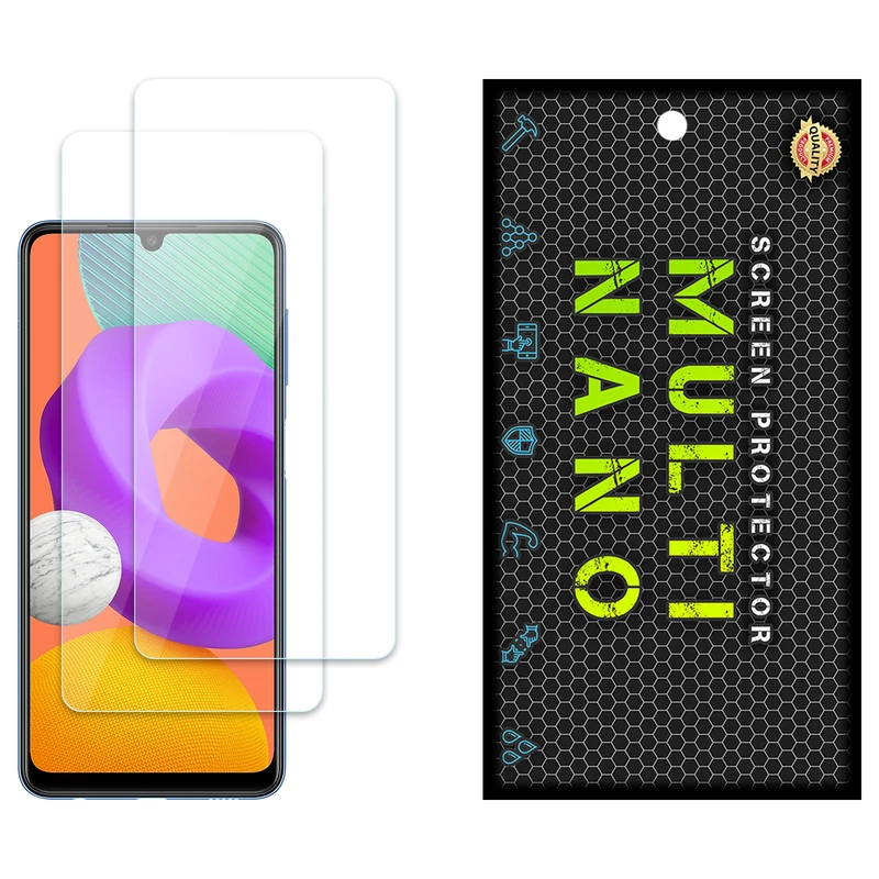 محافظ صفحه نمایش مولتی نانو مدل X-S2N مناسب برای گوشی موبایل سامسونگ Galaxy M22 بسته دو عددی