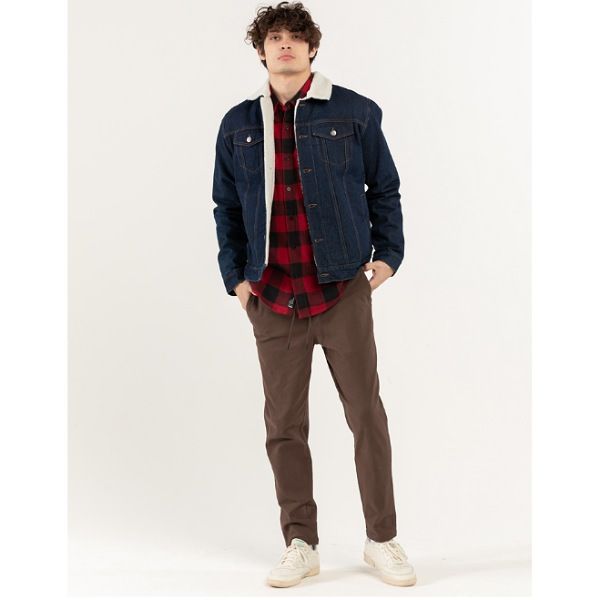 کت جین مردانه پیریمارک مدل داخل خزدار کد 84130 - - 3