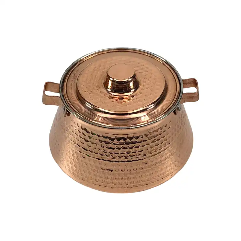 قابلمه مسی مدل دسته دار