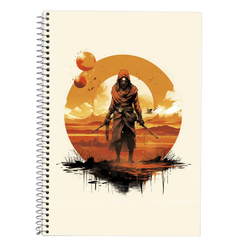 دفتر زبان 50 برگ مدوپد مدل سه خط طرح تایتان Titan کد DF11826