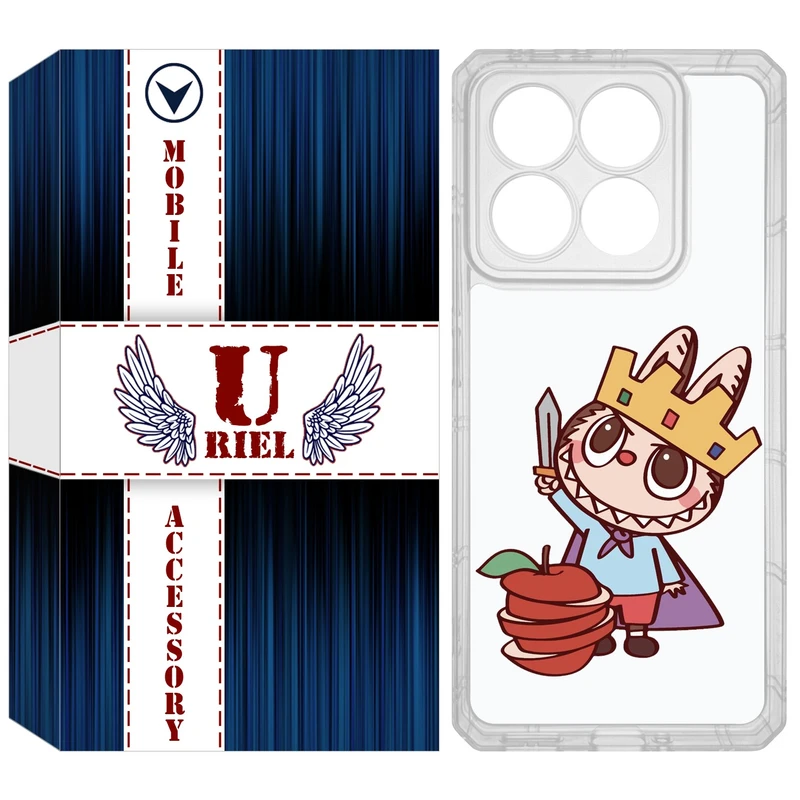 کاور یوریل مدل Clear کد 120 طرح لبوبو مناسب برای گوشی موبایل شیائومی 14T / 14T Pro