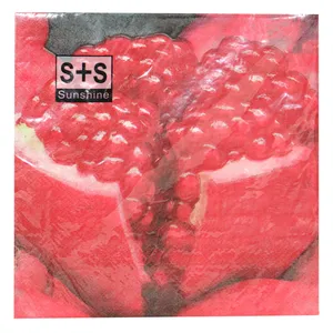 دستمال سفره مدل Pomegranate مجموعه 20 عددی