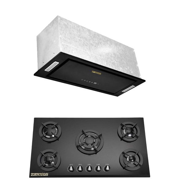 ست هود و اجاق گاز صفحه ای زرتوس مدل ZG501080 ست هود و اجاق گاز صفحه ای زرتوس مدل ZG501080